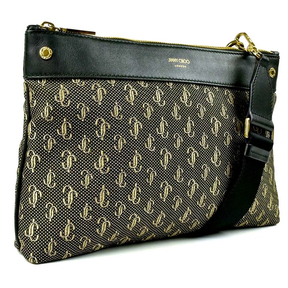 JIMMY CHOO LIMITED EDITION KIMI-N MESSENGER - Picture 1 of 9